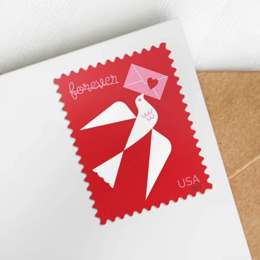 2024 Carrier pigeon love forever stamps