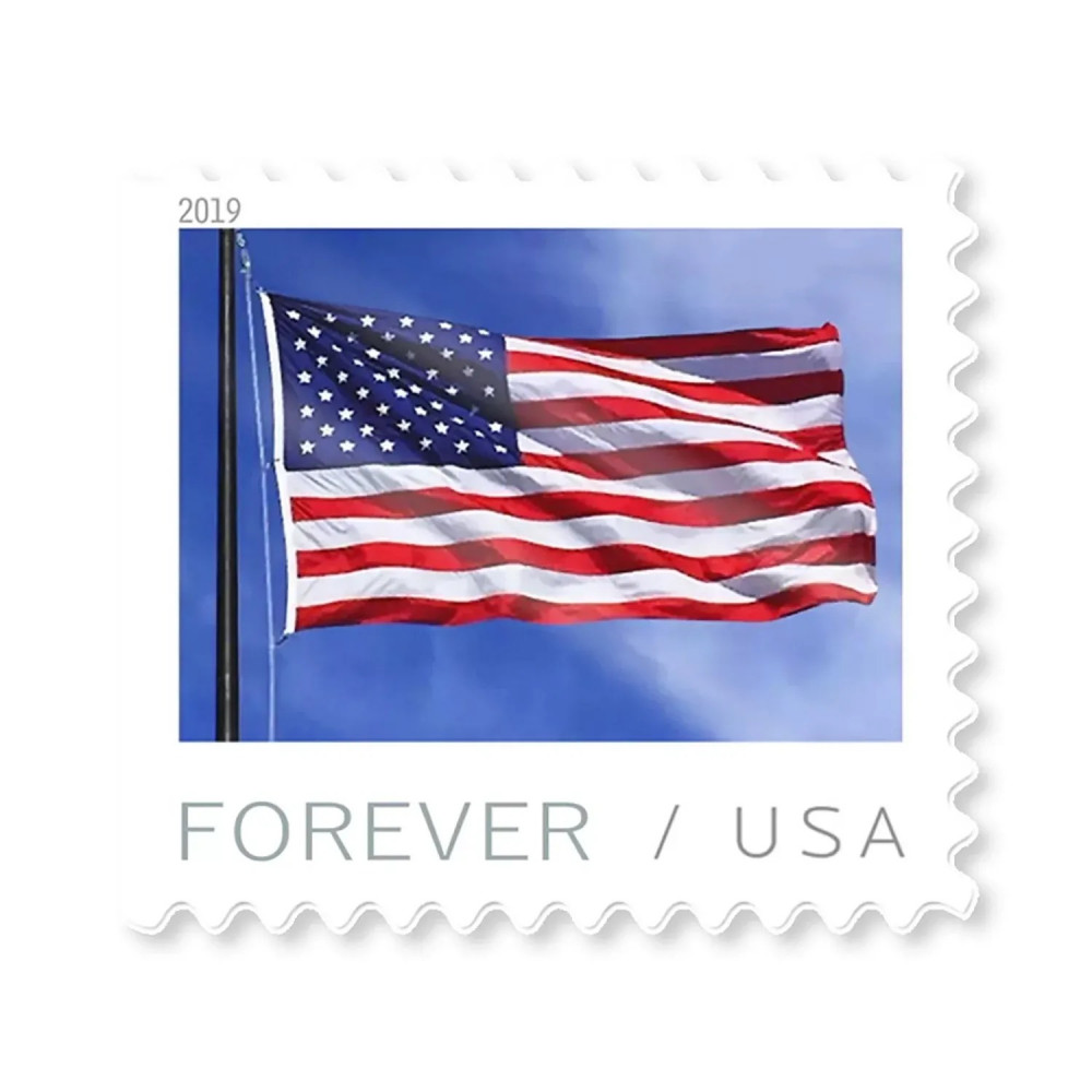 2019 USPS Flag Forever First Class Postage Stamps