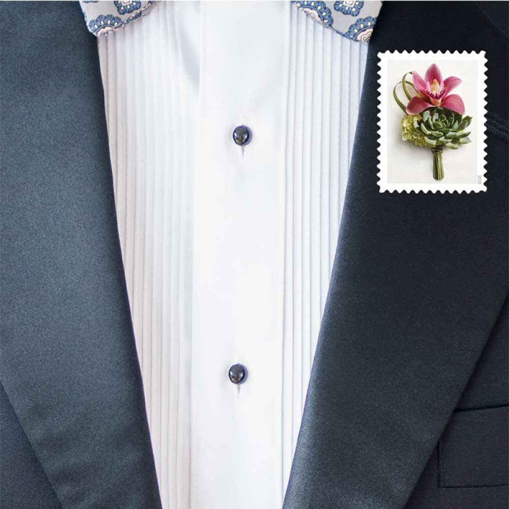 (2020) USPS Contemporary Boutonniere Forever Postage Stamps